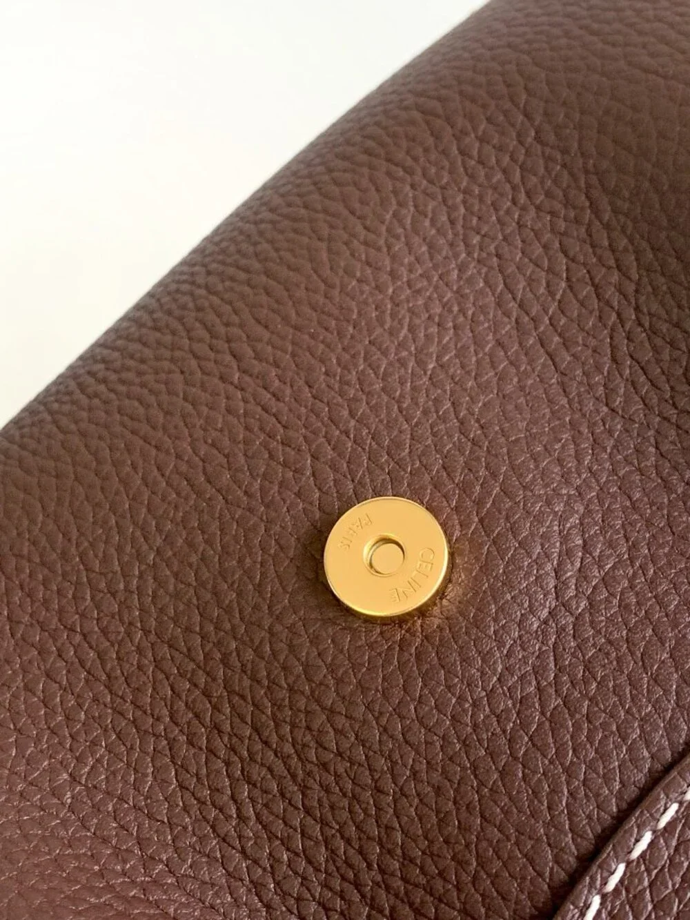 CELINE POLLY Medium Handbag in Soft Calfskin